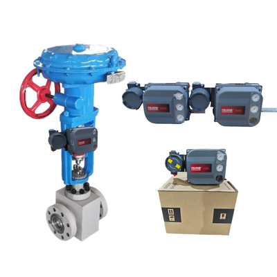 Pneumatische gasinspuitingscontrole klep fabrikant aangepast Fisher Single Double Acting met feedback DVC6200 klep Positoner