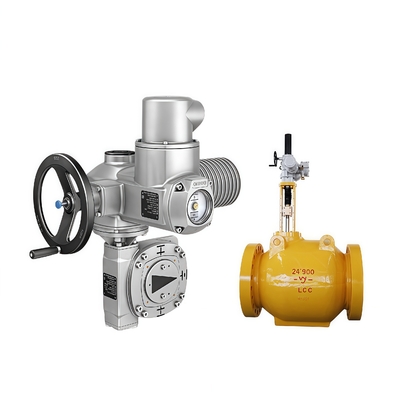 Gloednieuwe AUMA SA en GS multi-turn elektrische aandrijvingen China aangepaste elektrische axiale flow regelklep met grote diameter