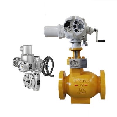 Gloednieuwe AUMA SA en GS multi-turn elektrische aandrijvingen China aangepaste elektrische axiale flow regelklep met grote diameter