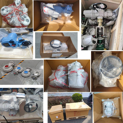 Chinese Merk Regelklep Kogelkraan met Rotork ROM Actuator Elektrisch