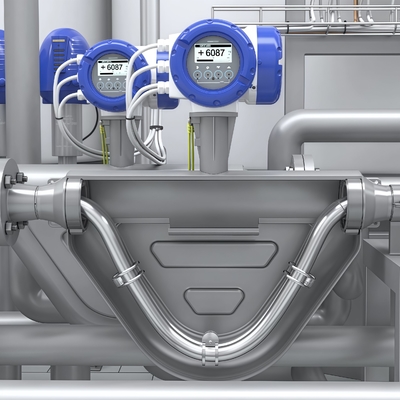 Coriolis-stroommeter Krohne OPTIMASS 1400 Liquid and Gas Flow Measuring Devices Coriolis-massa-stroommeters voor procescontrole