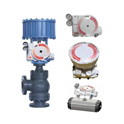Chinese grijswater hoekregelkleppen met Flowserver USA Logix 3200 MD pneumatische digitale klepstandsteller