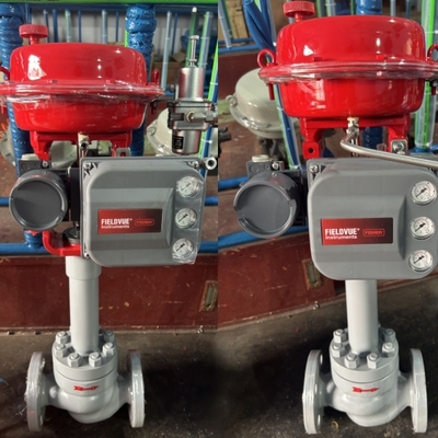 Fisher DVC6200 Digitale Valve Positioner Dubbelwerkende Pneumatische Sturing Valve
