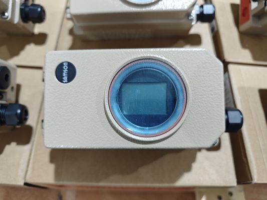 Samson Pneumatic Smart Positioner 3730-31001 met Vleugelklep en Asco-Solenoïdeklep