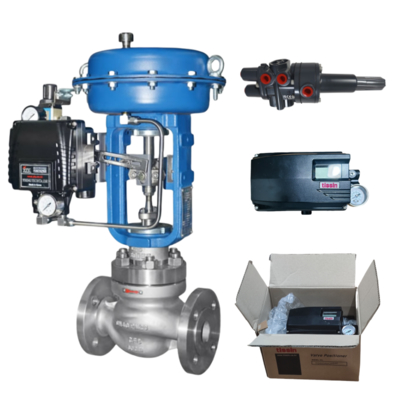 Nieuwe pneumatische regelklep en positiebesturing Tessin Smart Valve en Fisher 377 Trip Valve voorraadleverancier
