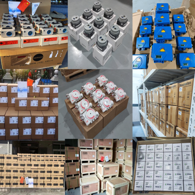 Fisher Gulde HART Electro Pneumatic 3800SA Digitale Valve Positioner Emerson met Chinese Control Valve en Asco Filter Regulator