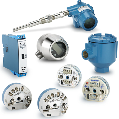 Emerson Rosemount 644 DIN-rail temperatuurzender HART voor petrochemie