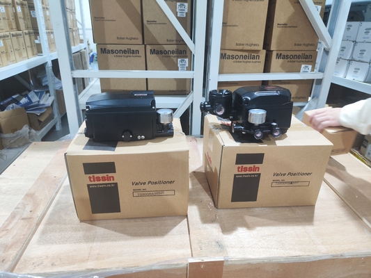 Pneumatische kogelkranen met Korea Original Tissin TS800/TS805 Serie Intelligente Smart Positieregelaar en SMC AW20 Filterregelaar