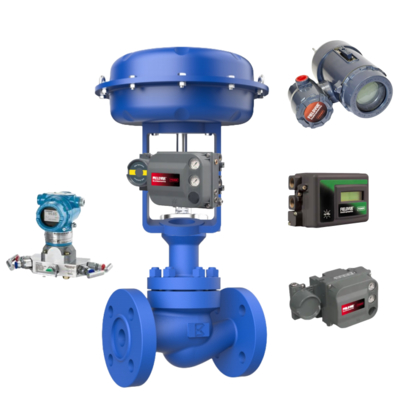 Nieuwe pneumatische besturingsklep Spirax Sarco klep en Rosemount zender Fisher DVC2000/DVC6200 en Fisher DL3010 Digital Level Controller Stockleverancier