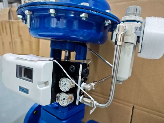 Samson 3241 Ball Valve met 3730 / 3730-5 Positioner Precise Automated Flow Control