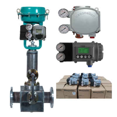 Masoneilan SVI2 Digitale Valve Positioner 4-20mA Loop aangedreven 1,4-8 Bar
