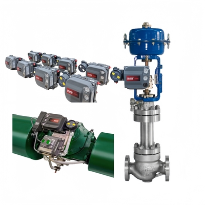 Stock Emerson Fisher FIELDVUE DVC6200 SIS Digital Valve Controller and China Bellows Control Valve Customized