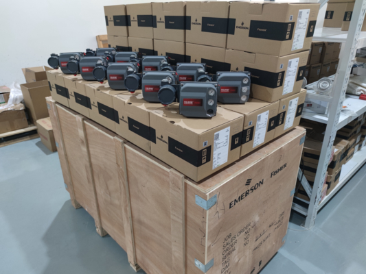 Fisher DVC6200 DVC6200PD Stellingsregelaar Enkel- of Dubbelwerkend Met Chinese Regelklep Hoge Precisie voor Procesbesturing