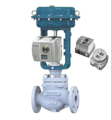 Original NELES Pneumatische besturingskleppen reserveonderdelen Mesto ND9000/7000 Positioner en Burkert Solenoïde Valve Stockleverancier