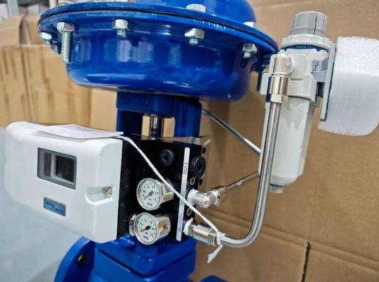 IP66 Pneumatische regelkleppen 2,5 DN voor lineaire actuatoren