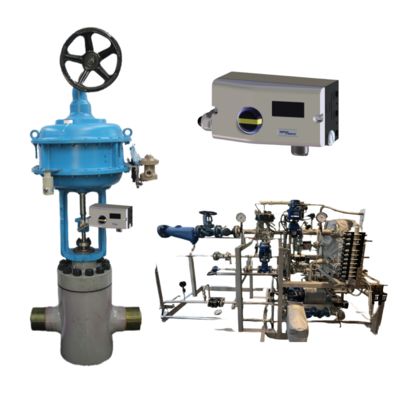 Spirax Sarco SP7 pneumatische regelklep met lineaire actuator