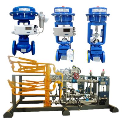 Spirax Sarco SP7 pneumatische regelklep met lineaire actuator