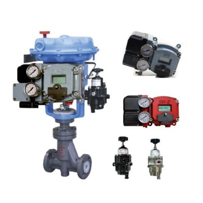 Masoneilan SVI2 Globe Control Valve met positioner 3/4-8" pneumatisch