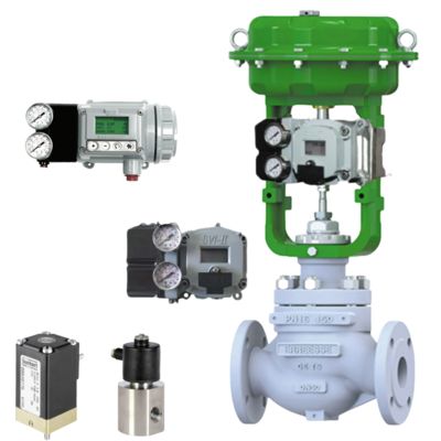 Andere kleppenonderdelen en nauwkeurige Masoneilan SVI2/SVI3/SVI1000-kleppenpositionair en Burkert/ASCO-solenoïdekleppen