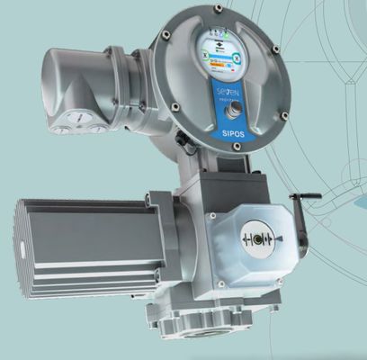 Explosieveilige SIPOS Seven 7 elektrische klepaandrijving voor waterleidingbedrijven