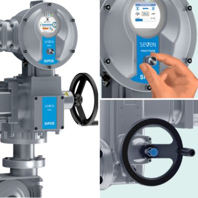 SIPOS Seven 7 Elektrische Klepaandrijving voor Chemie & Aardgas