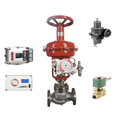 Pneumatische regelklep en nieuwe voorraad Fisher-regelaar en FLOWSERVE 3200MD 520MD 3800MD klepstandsteller