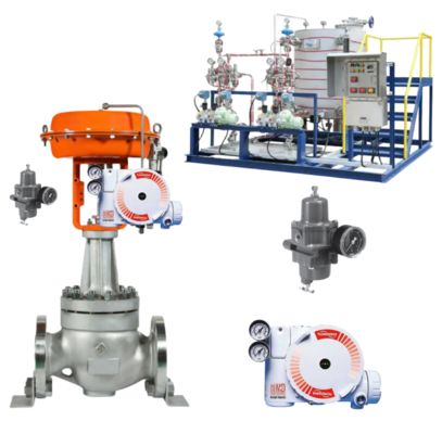 Pneumatische regelklep en nieuwe voorraad Fisher-regelaar en FLOWSERVE 3200MD 520MD 3800MD klepstandsteller