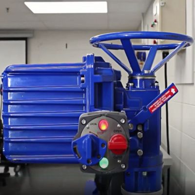 Leverancier Natuurgas Drukregelstation Op Maat Gemaakt Flowserve Limitorque Explosieveilige Multi-Turn Elektrische Klepaandrijving