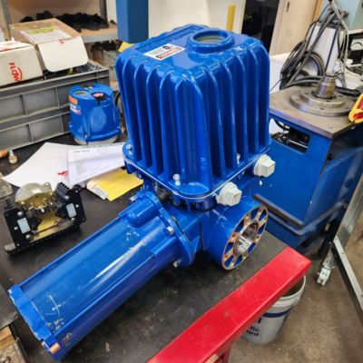 Leverancier Natuurgas Drukregelstation Op Maat Gemaakt Flowserve Limitorque Explosieveilige Multi-Turn Elektrische Klepaandrijving