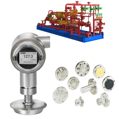 Rosemount 3051HT-druktransmitter met 150:1-afschaal voor hoge temperatuur