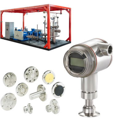Rosemount 3051HT-druktransmitter met 150:1-afschaal voor hoge temperatuur