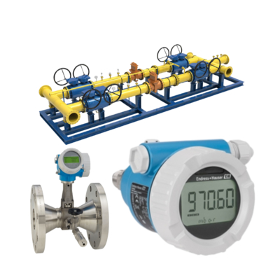 Aardgasklep-slip is uitgerust met een Endress+Hauser Proline Prowirl R 200-stroommeter en een Deltabar PMC51B-drukzender.