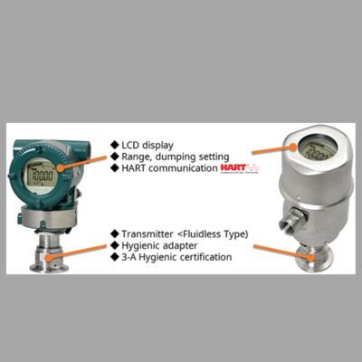 Koelstation met verlaagde druk, uitgerust met een Yokogawa VY-serie werveldebietmeter en een EJAC60E sanitaire druktransmitter