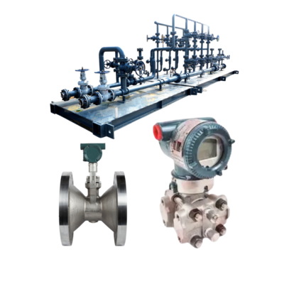 Drukverlagingsregelaar uitgerust met de vortexstroommeter van de Yokogawa VY-serie en de differentialdrukzender voor de ventilatie EJX120A