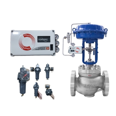 Fisher 67DFR Drukregelaar Flowserve Logix 520MD Industriële besturingskleppen Digitale klep positioner China Diafragma klep