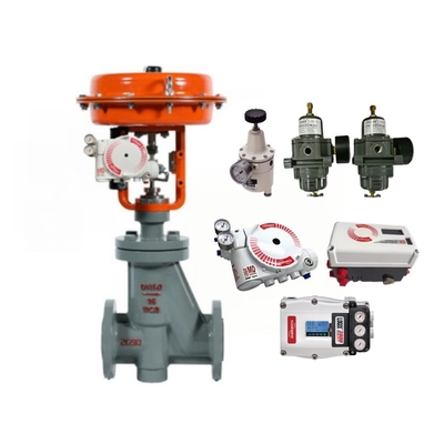 Automatische pneumatische actuator regelklep standsteller Flowserve Logix 520MD 3200MD 3800 Industriële digitale regelklep Prijs