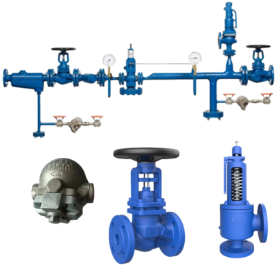 Veiligheidsstructuur Spirax Sarco Veiligheidskleppen SV607 voor industriële drukverlichting