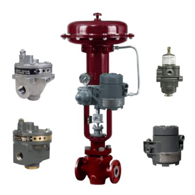 Nieuwe en nauwkeurige regelklep en Fisher elektro-pneumatische omvormer 846 en volumeboosters 2625