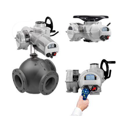 Rotork van roestvrij staal Elektrisch aangedreven kleppen Elektrisch aandrijvend kogelkleppen