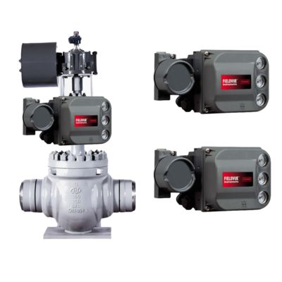 Fisher DVC6200 Pneumatische Klepbesturing Kleppositieregelaar Smart Positieregelaar en Buerkert Type 5404 Magneetventiel