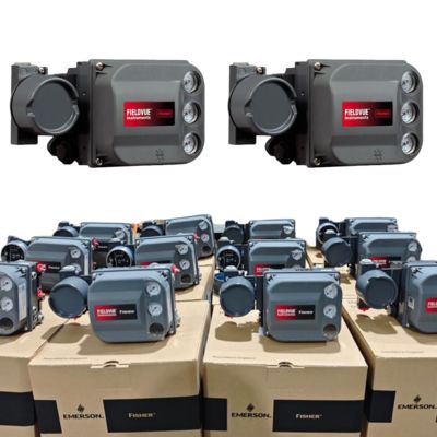 Fisher DVC6200 Pneumatische Klepbesturing Kleppositieregelaar Smart Positieregelaar en Buerkert Type 5404 Magneetventiel