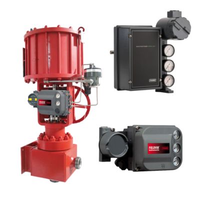 Fisher 3620J Elektropneumatische kleppositionator met Fisher DVC6200 en 3582i voor 220 V regelklepsystemen