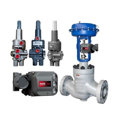 Emerson Fisher 377 Drukgevoelige valve van roestvrij staal Diafragma Pneumatische actuator DVC2000 DVC6200 Valve positioners