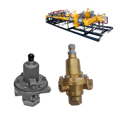 Fisher 1301F/1301G Pneumatic Direct Acting High Pressure Natural Gas Regulator Brass Valve