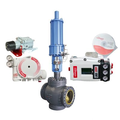 Original Stock Digital Pneumatic Valve Positioner Twee draden 4-20 MA Input Flowserve Logix 3200MD 3800 Valve Controller