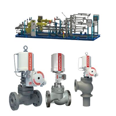 Flowserve Mark One regelkleppen met Logix 3800 3200 520 420 digitale positioner