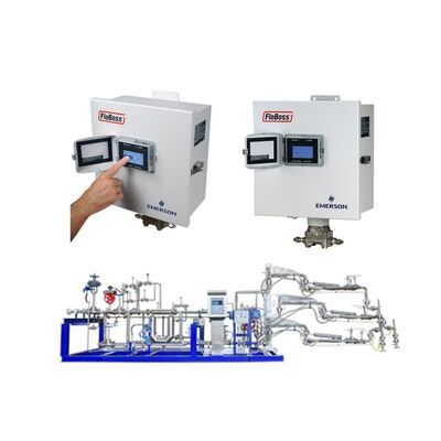 Nauwkeurige aardgasmeting controle Emerson FloBoss 107 107E Flow Regulator Flow Manager voor de energiesector