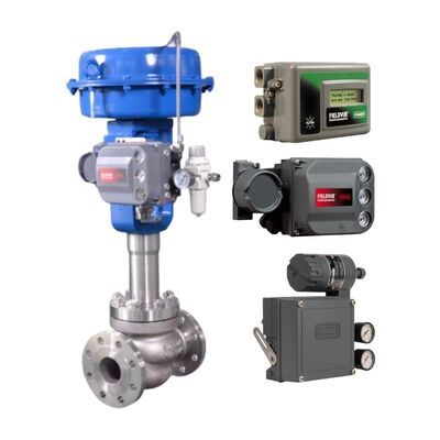 Stock Fisher DVC6200 Digital Smart Valve Positioners and High Pressure Regulating Pneumatic Control Valve
