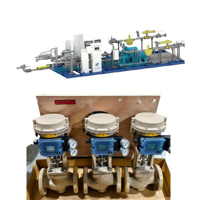 Samson 3241 Globe Regelklephuis Pneumatische Aandrijving 3277 Klepstandsteller 3725