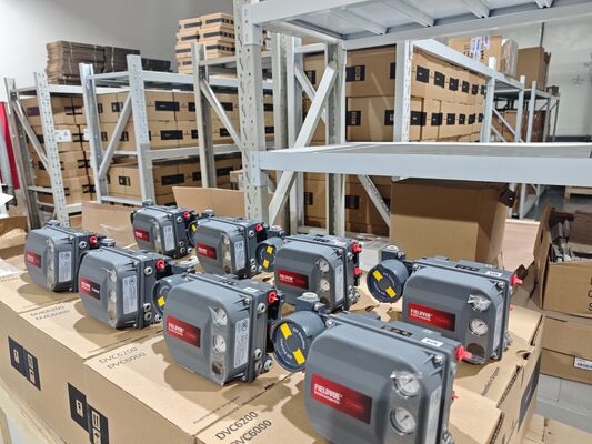 Pneumatische besturingsklep met Fisher Masoneilan Samson Flowserve Neles Foxboro Valve Positoner Controller